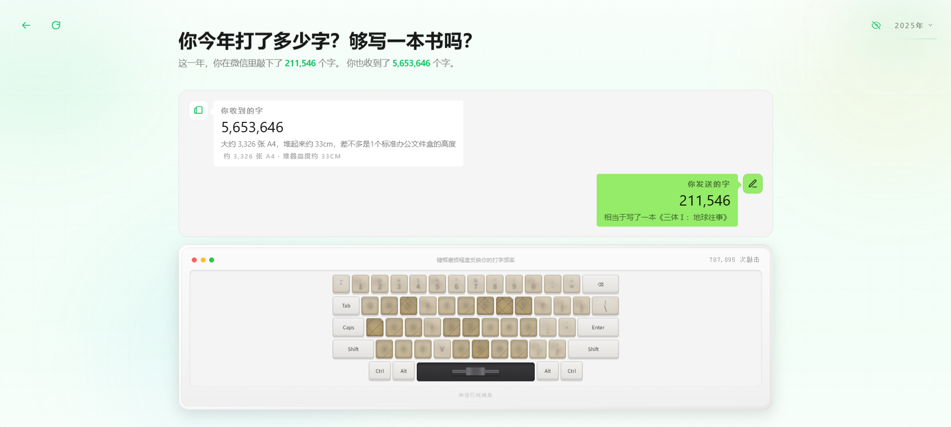 年度总结卡片：回复速度
